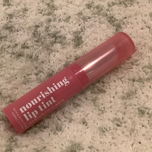Bath & Body Works Nourishing Lip Tint NWT .08 oz Perfectly Pink - Picture 2 of 16